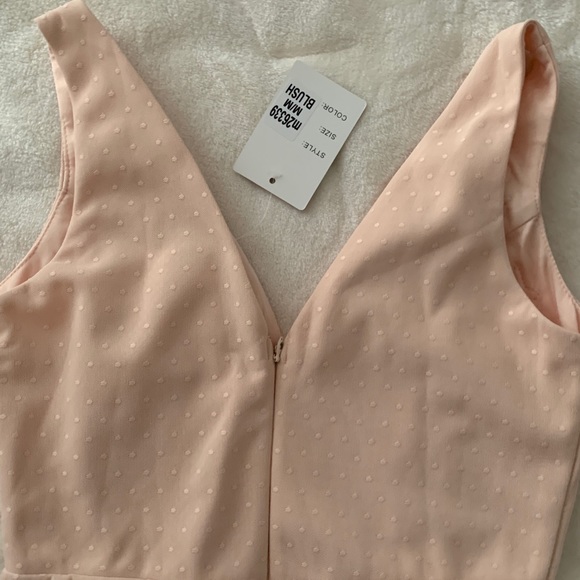 Lulus Ballroom Blush Lace Swiss Dot Maxi Dress - Picture 4 of 14